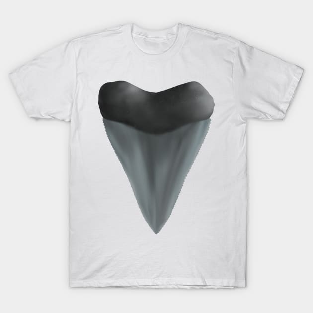 Great White Shark Tooth T-Shirt by Reeseworks